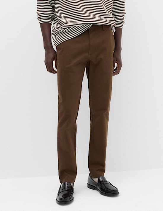 Slim Fit Cotton Rich Stretch Chinos