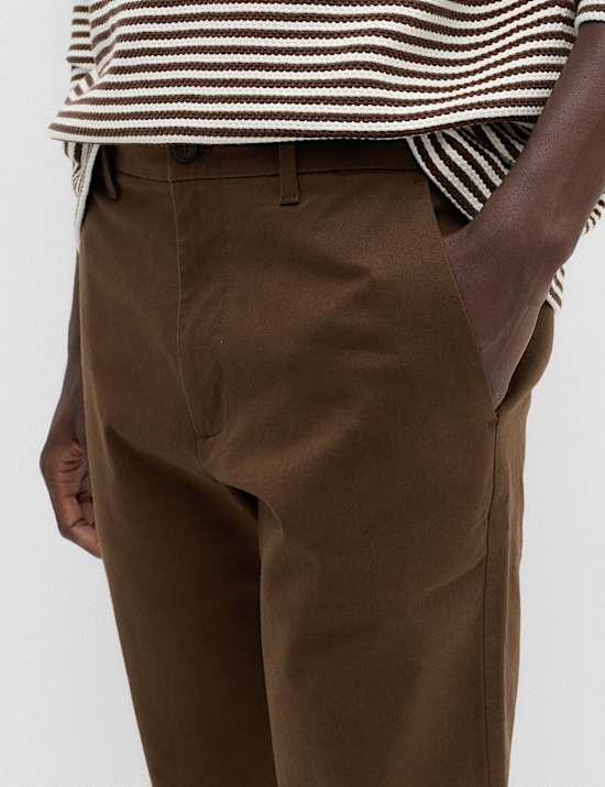 Slim Fit Cotton Rich Stretch Chinos