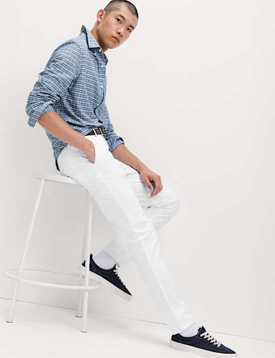 Slim Fit Cotton Rich Stretch Chinos