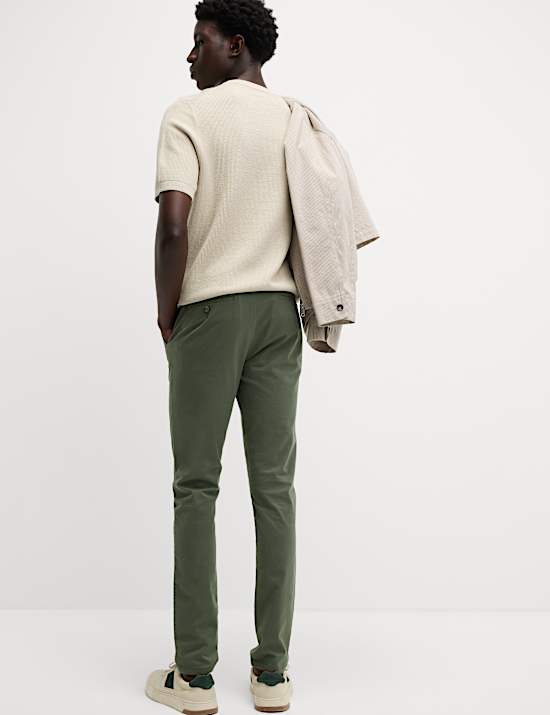 Skinny Fit Stretch Chinos