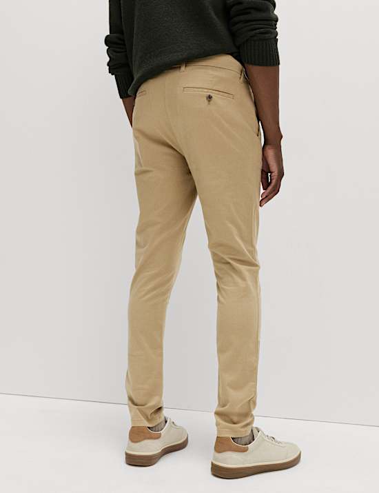 Skinny Fit Stretch Chinos