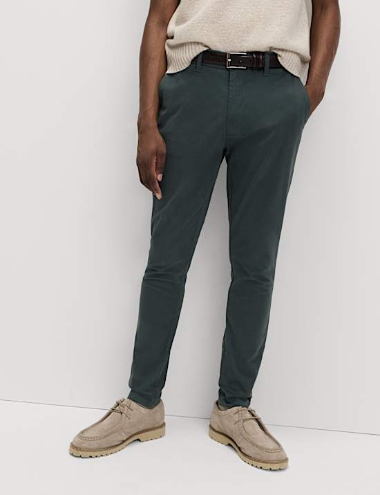 Skinny Fit Stretch Chinos