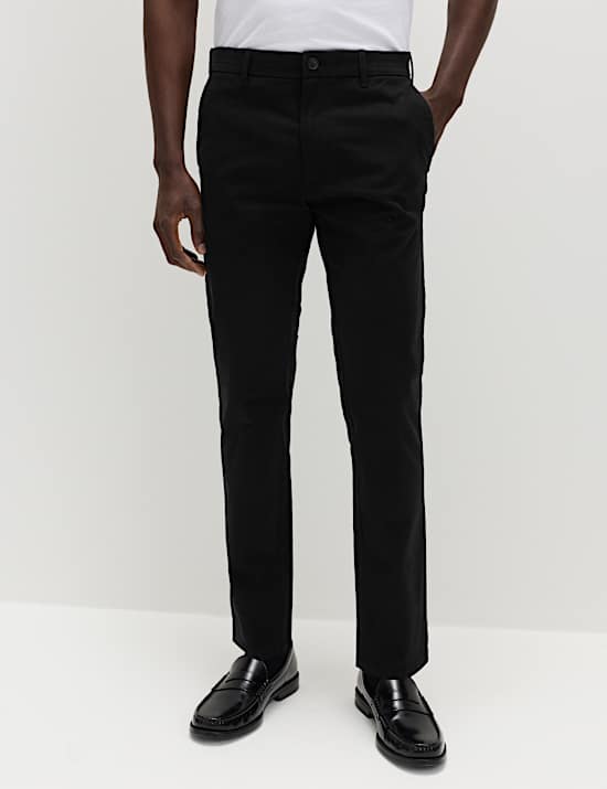 2 Pack Slim Fit Stretch Chinos