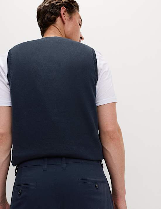 Chinos coupe standard en sergé extensible