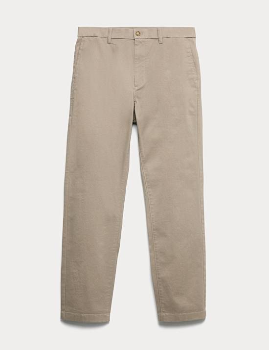 Regular Fit Twill Stretch Chinos