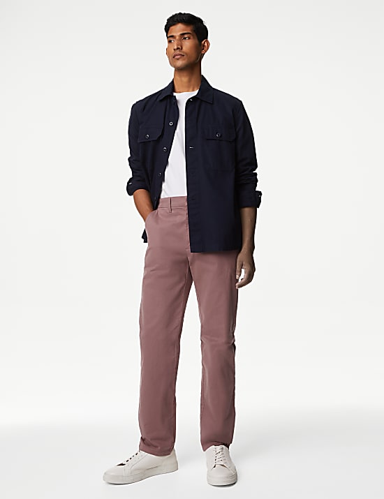 Regular Fit Stretch Chinos