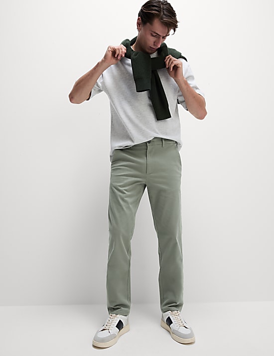 Regular Fit Stretch Chino