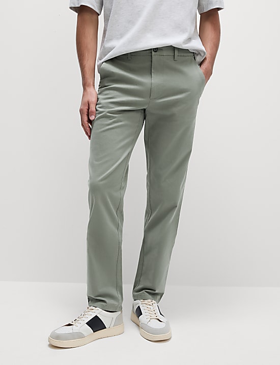 Regular Fit Stretch Chinos
