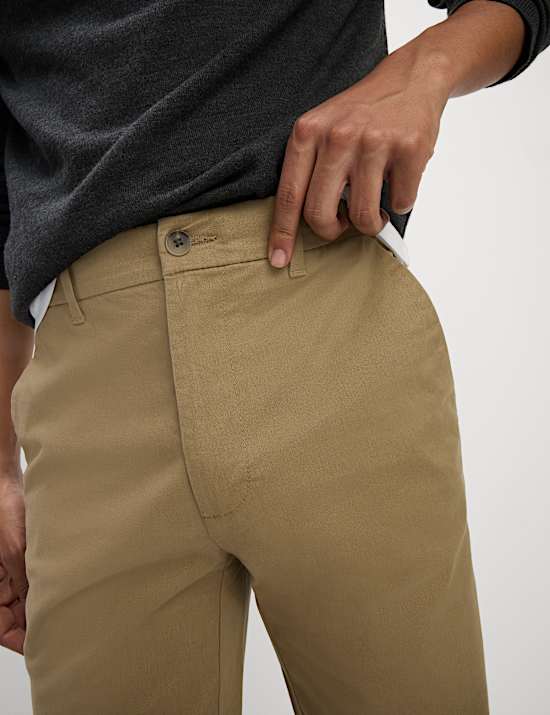 Regular Fit Stretch Chinos