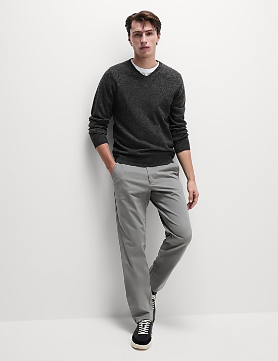 Celana Chino Elastis Regular Fit