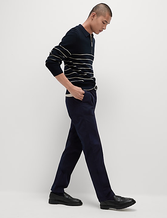 2 Pack Regular Fit Stretch Chinos