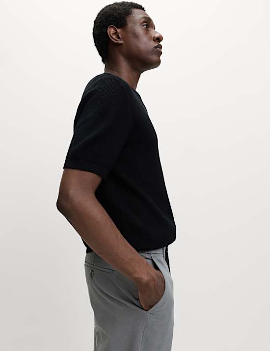 2er-Pack normal geschnittene Stretch-Chinohosen