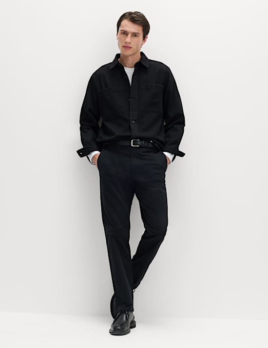 Strečov&eacute; chino kalhoty, norm&aacute;ln&iacute; střih, sada 2 ks