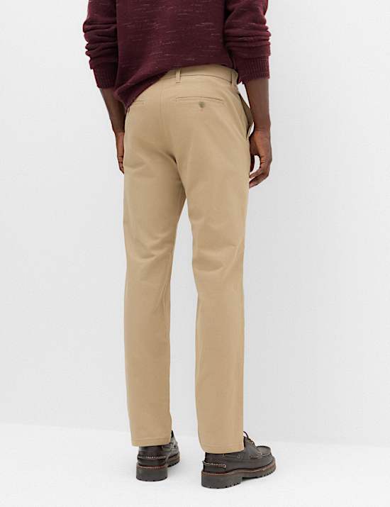 2 Pack Regular Fit Stretch Chinos