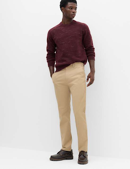 2 Pack Regular Fit Stretch Chinos