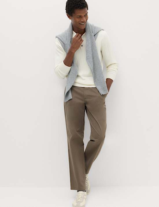 Regular Fit Stretch Chinos