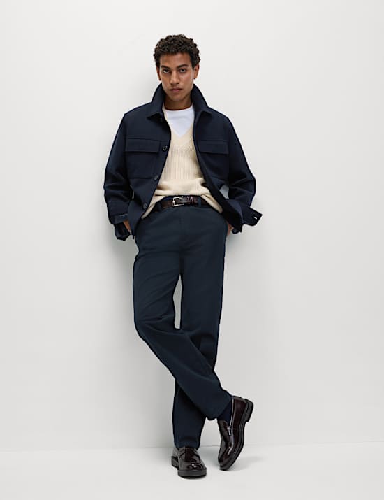 Regular Fit Stretch Chinos
