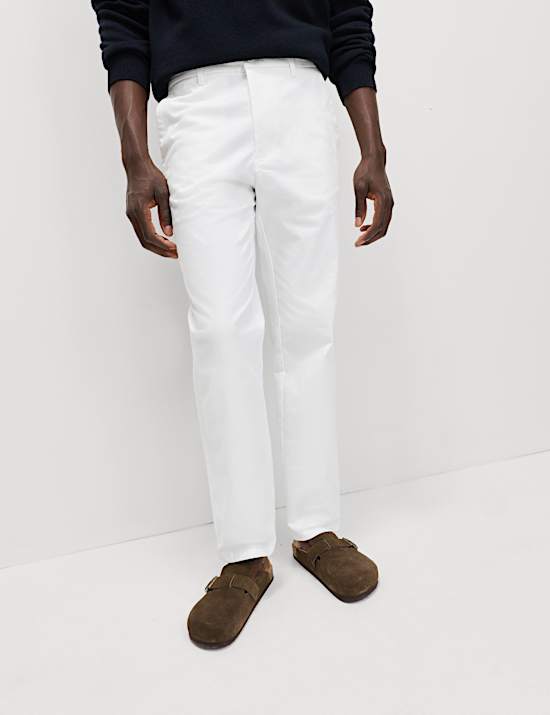 Chinos elásticos de corte estándar