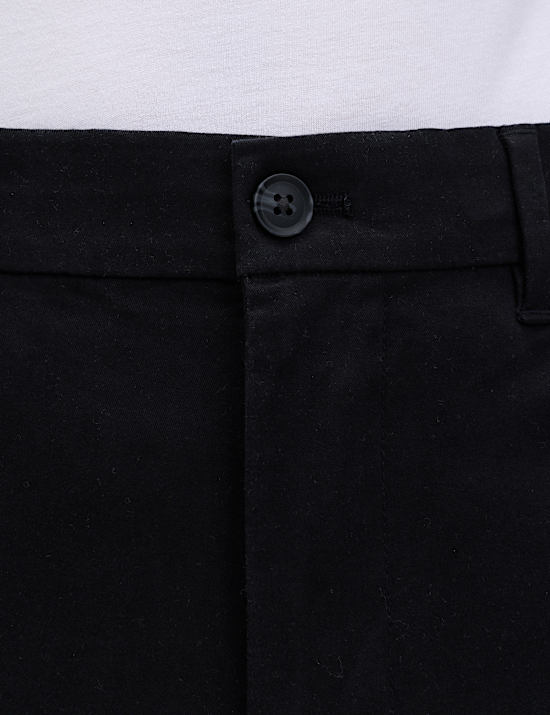 2 Pack Elasticated Waist Stretch Chinos