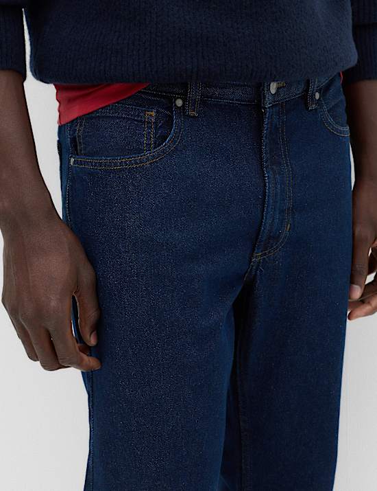 2 Pack Straight Fit Rigid Jeans