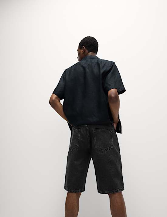 Authentic Relaxed Straight Fit Denim Shorts