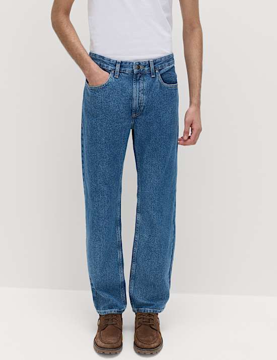 Straight Fit Pure Cotton Value Jeans