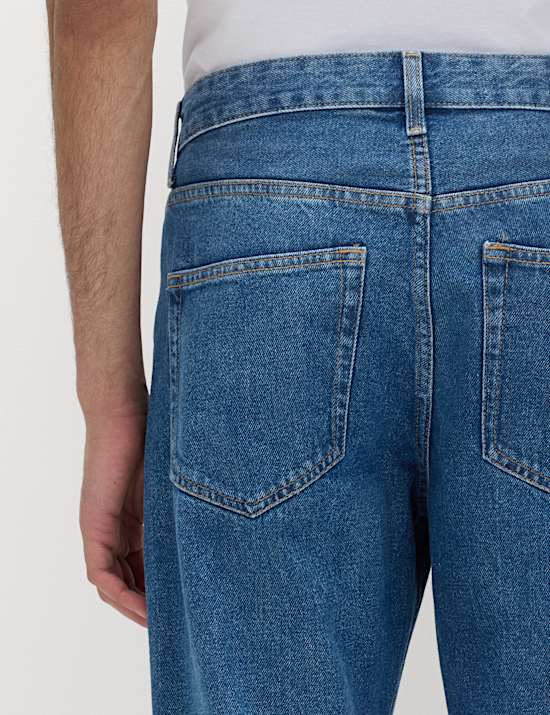 Straight Fit Pure Cotton Value Jeans