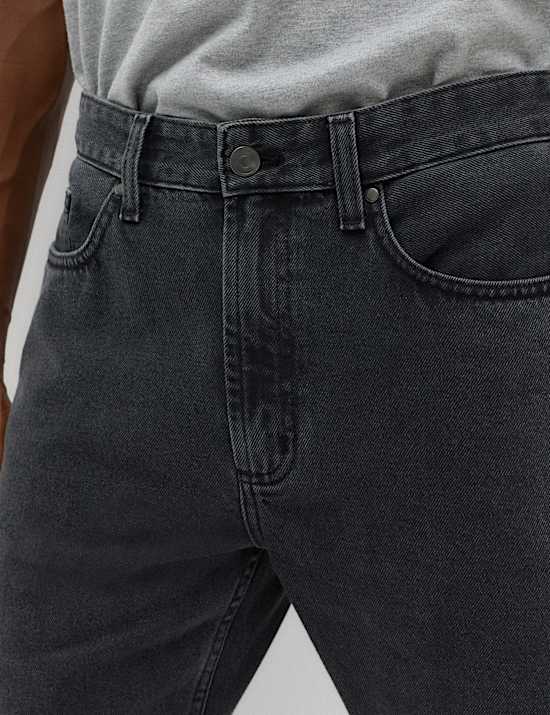 Straight Fit Pure Cotton Value Jeans