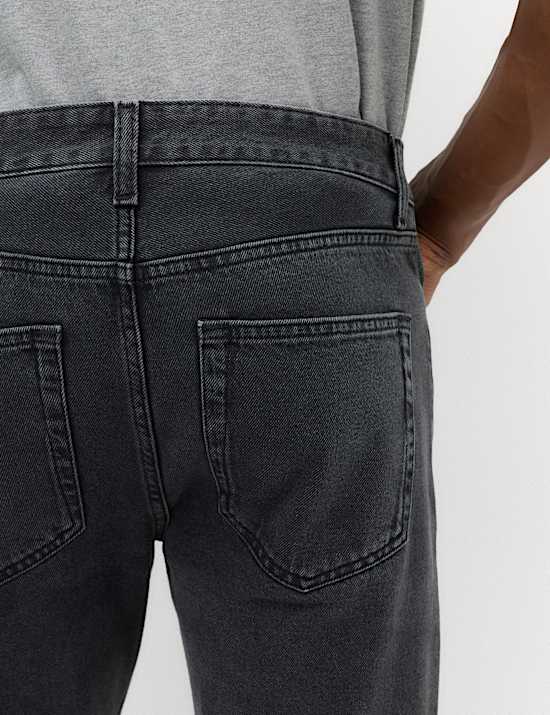 Straight Fit Pure Cotton Value Jeans