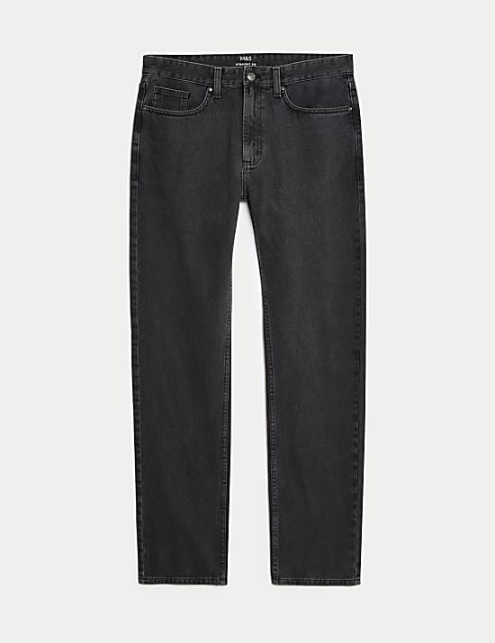 Straight Fit Pure Cotton Value Jeans