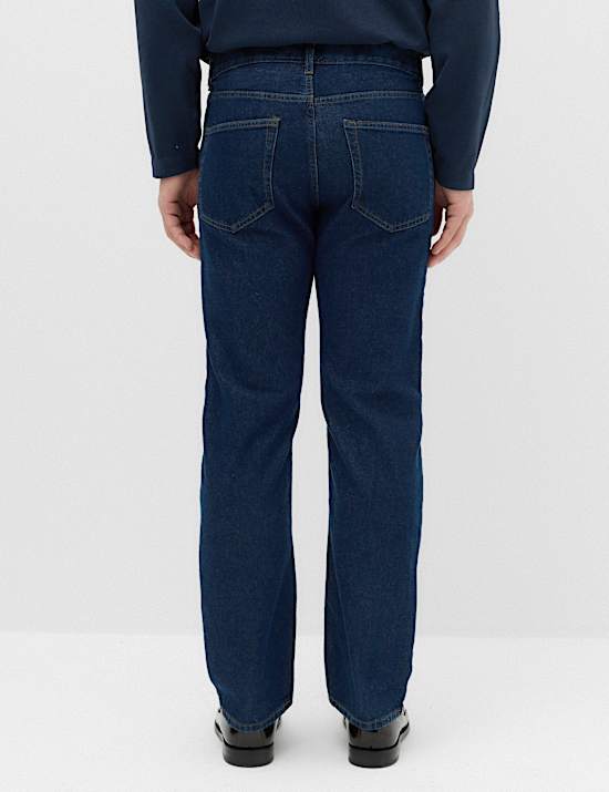 Straight Fit Pure Cotton Value Jeans
