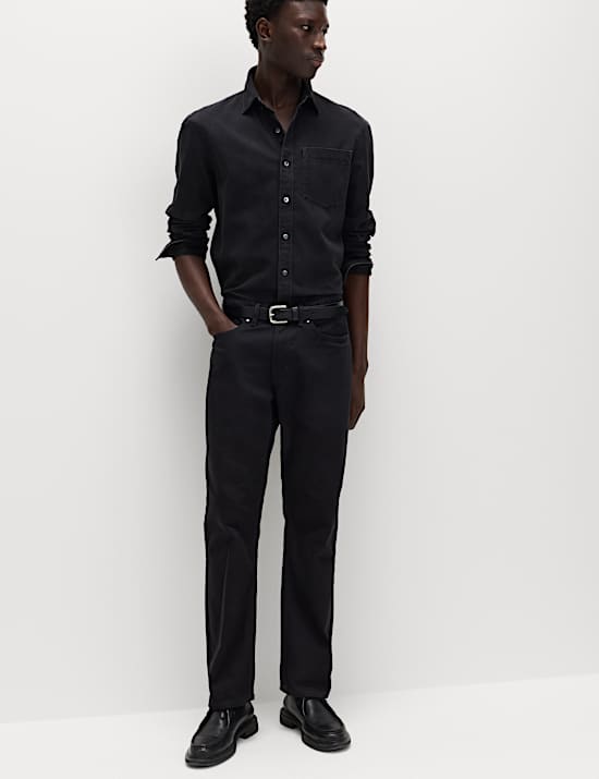 Jean coupe droite 100 % coton