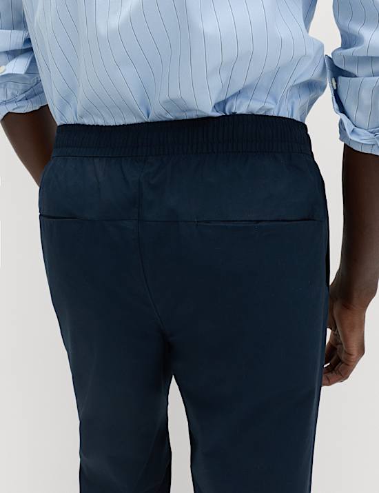 Loose Tapered Fit Lightweight Trousers