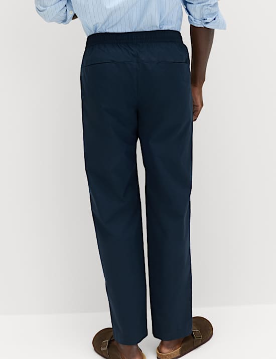 Loose Tapered Fit Lightweight Trousers