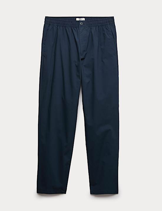 Loose Tapered Fit Lightweight Trousers