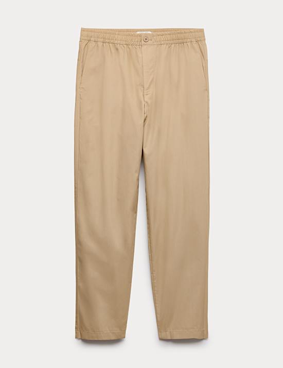 Pantalon l&eacute;ger coupe fusel&eacute;e d&eacute;contract&eacute;e