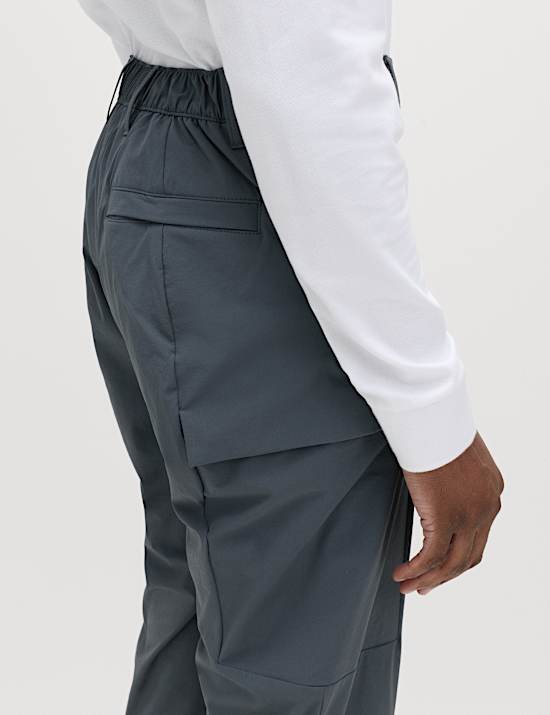 Straight Fit Technical Cargo Trousers
