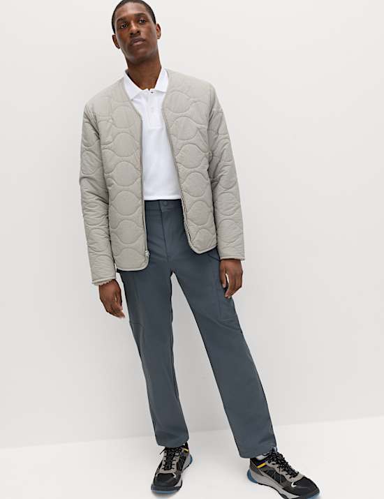 Straight Fit Technical Cargo Trousers