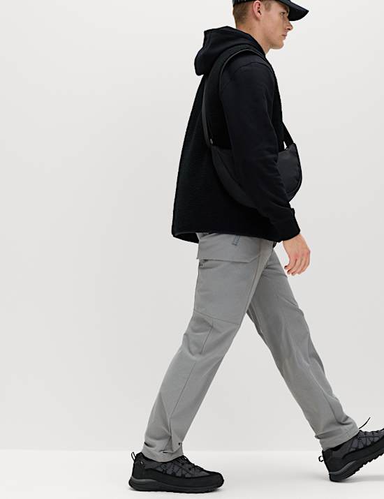 Straight Fit Technical Cargo Trousers