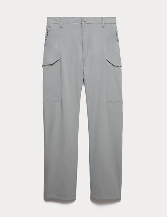 Straight Fit Technical Cargo Trousers