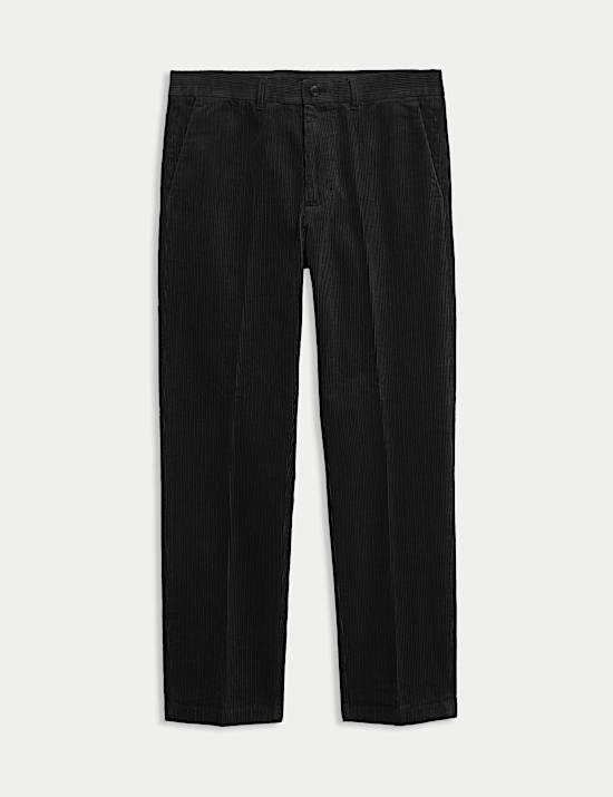 Loose Fit Luxury Corduroy 5 Pocket Trousers