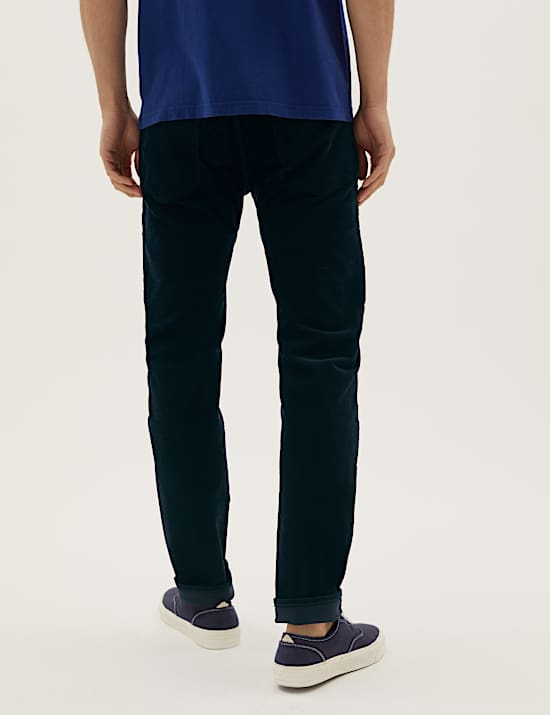 Slim Fit Corduroy 5 Pocket Trousers