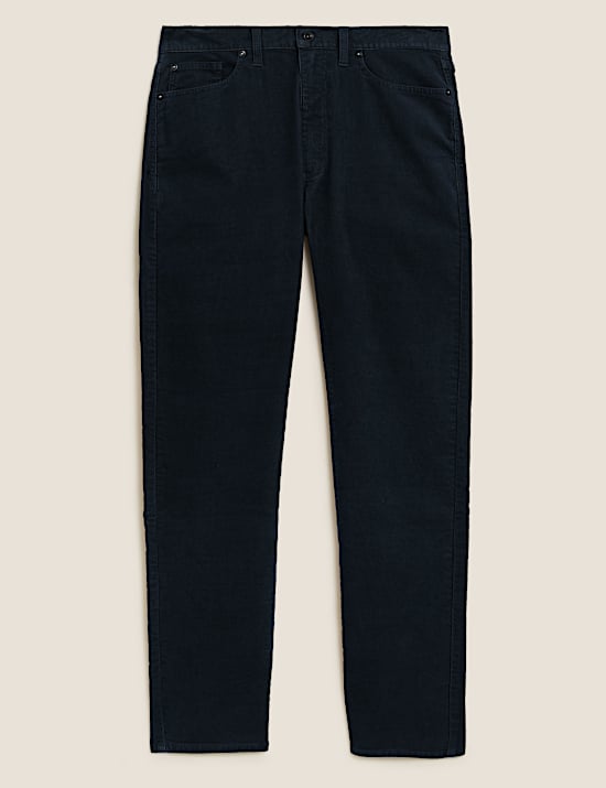 Slim Fit Corduroy 5 Pocket Trousers