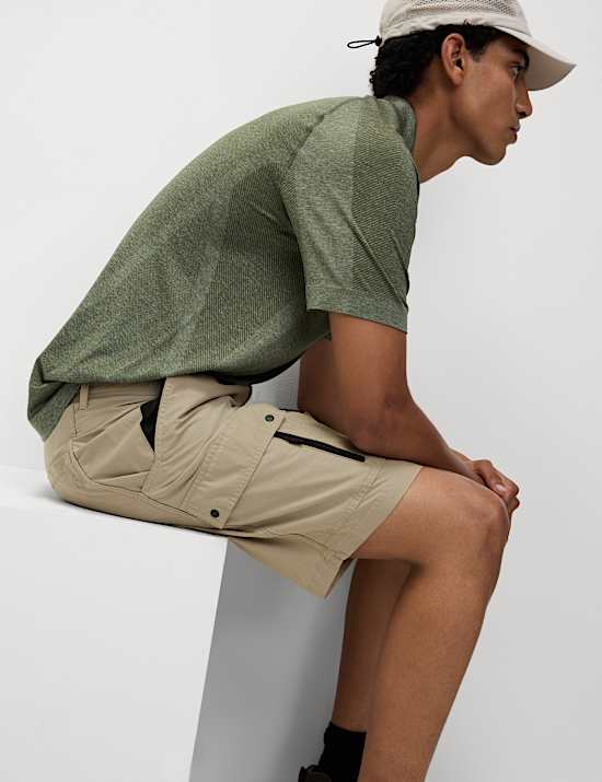 Ripstop Textured Trekking Shorts with Stormwear&trade;