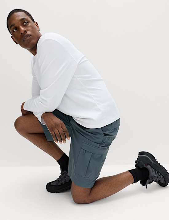 Straight Fit Cargo Shorts
