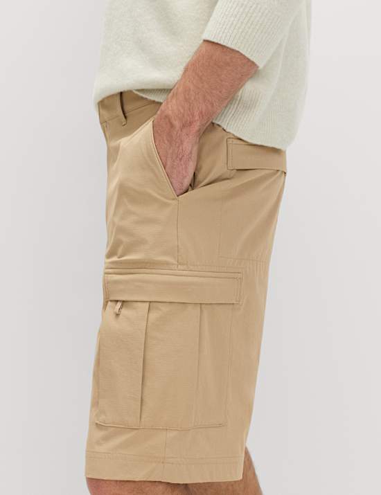 Straight Fit Cargo Shorts