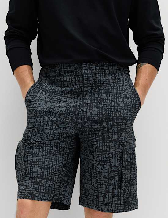 Straight Fit Cargo Shorts