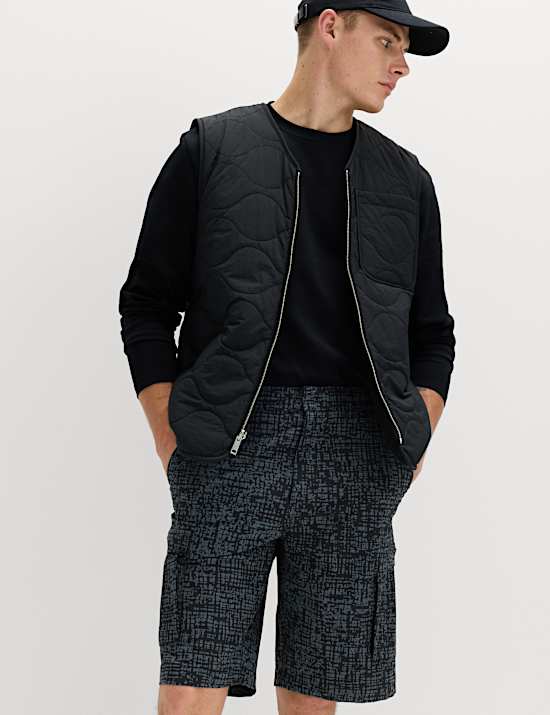 Straight Fit Cargo Shorts