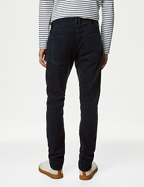 Slim Fit Corduroy 5 Pocket Trousers