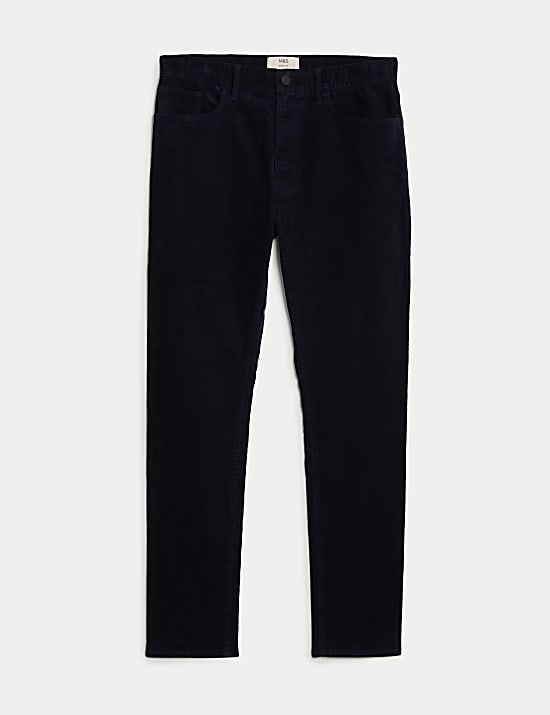 Slim Fit Corduroy 5 Pocket Trousers